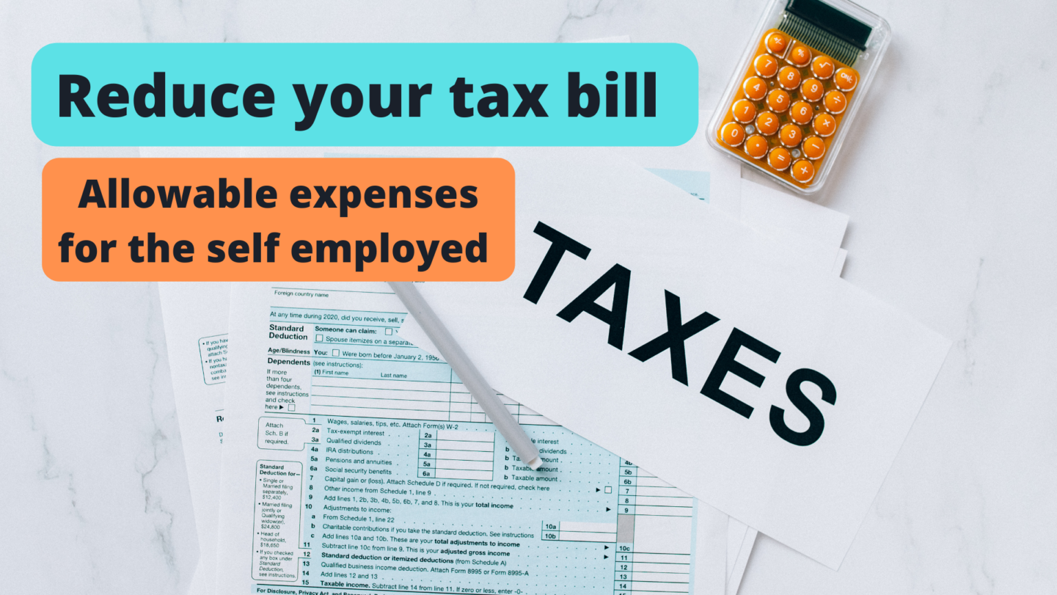 Selfassessment slash your tax with these allowable expenses David
